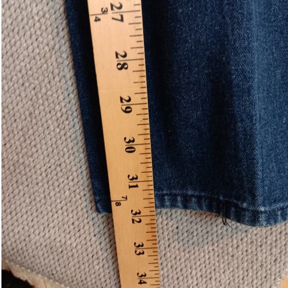 Gitano Vintage 80s Jeans Women 14 29"X32" Dark Wash High Rise Relaxed Straight - Picture 13 of 14